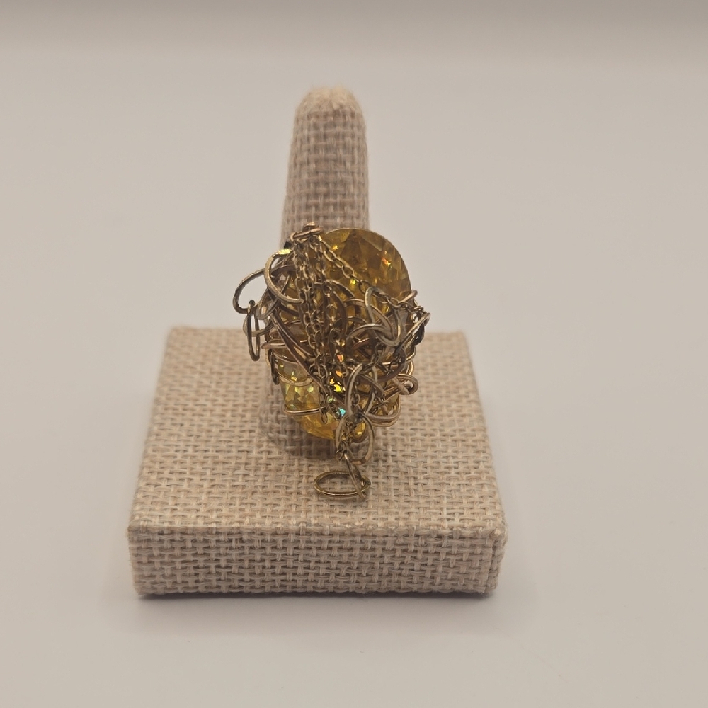 Gold Chain Fashion Ring